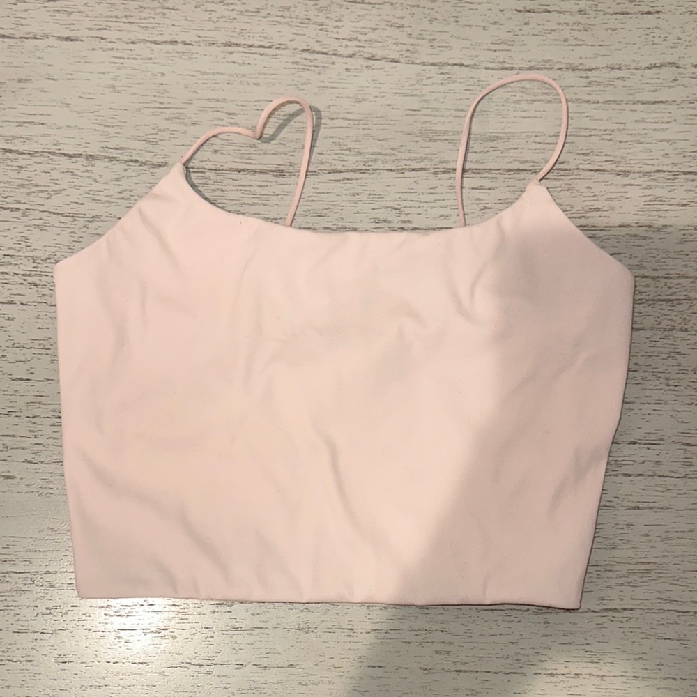 Garage Light Pink Crop Top